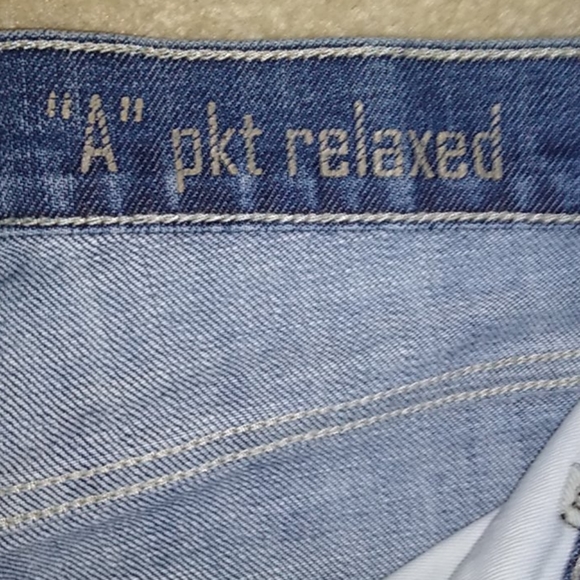 7 for all mankind "A" Pkt Relaxed button fly Denim - Picture 6 of 7